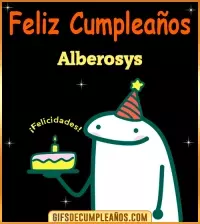 GIF Flork meme Cumpleaños Alberosys