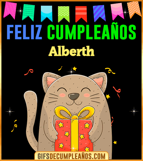 Feliz Cumpleaños Alberth
