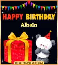 GIF Happy Birthday Alhain