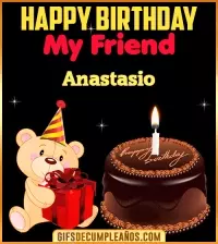 GIF Happy Birthday My Friend Anastasio