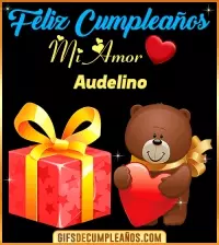 GIF Gif de Feliz cumpleaños mi AMOR Audelino