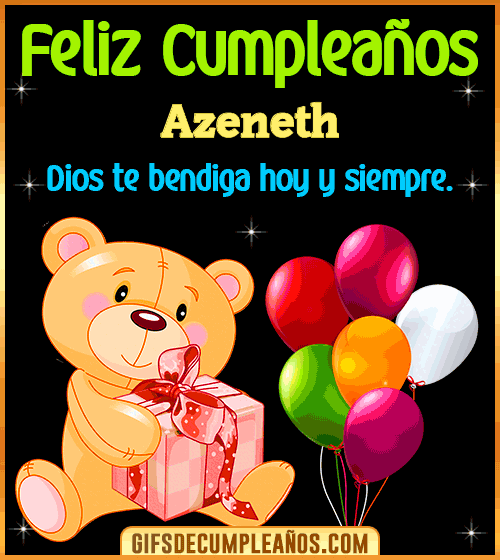 Feliz Cumpleaños Dios te bendiga Azeneth