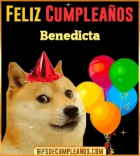 GIF Memes de Cumpleaños Benedicta