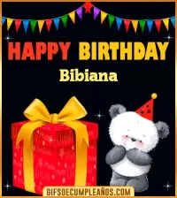 GIF Happy Birthday Bibiana