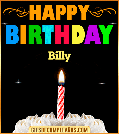 GiF Happy Birthday Billy