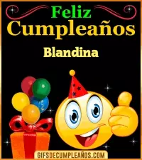 GIF Gif de Feliz Cumpleaños Blandina
