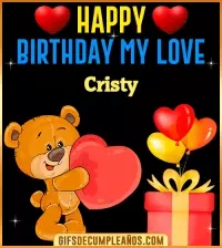 GIF Gif Happy Birthday My Love Cristy