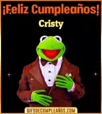 Meme feliz cumpleaños Cristy