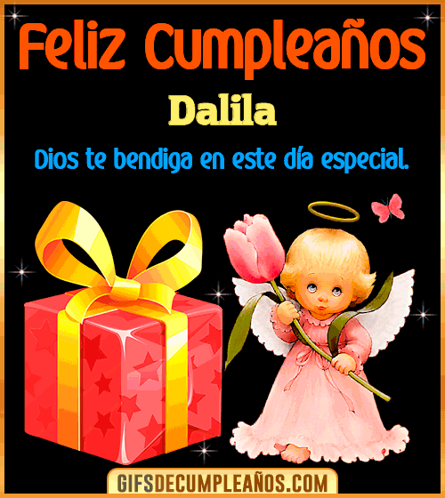 Feliz Cumpleaños Dios te bendiga en tu día Dalila