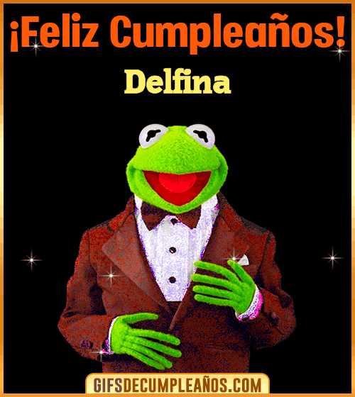 Meme feliz cumpleaños Delfina