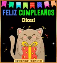 GIF Feliz Cumpleaños Dioni