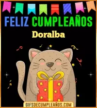 GIF Feliz Cumpleaños Doralba