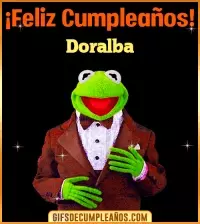 GIF Meme feliz cumpleaños Doralba