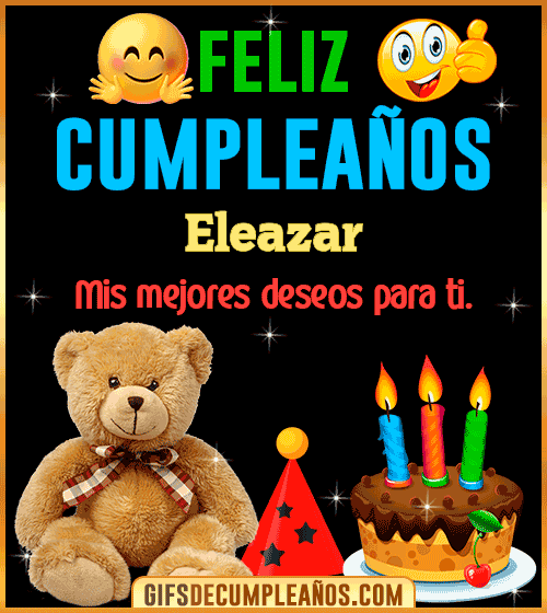 Gif de cumpleaños Eleazar