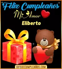 GIF Gif de Feliz cumpleaños mi AMOR Eliberto