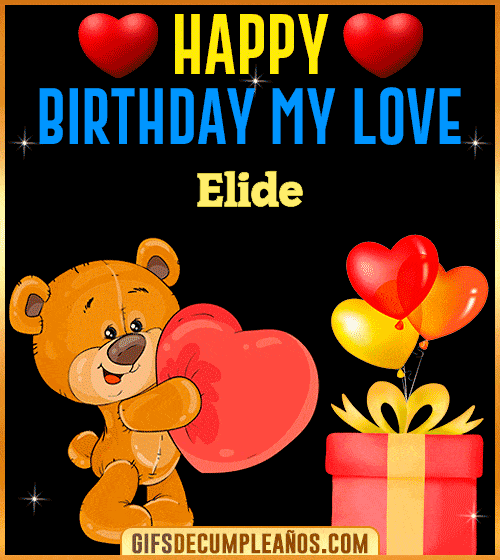 Gif Happy Birthday My Love Elide