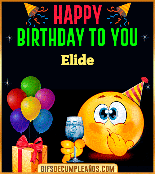 GiF Happy Birthday To You Elide