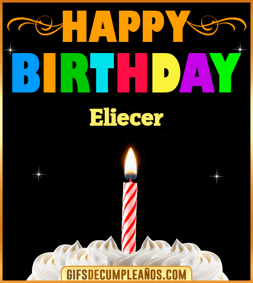 GiF Happy Birthday Eliecer