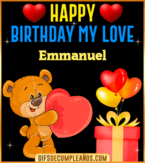 Gif Happy Birthday My Love Emmanuel
