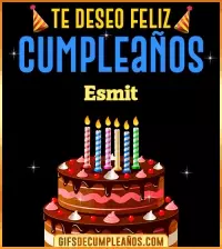 GIF Te deseo Feliz Cumpleaños Esmit