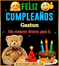 GIF Gif de cumpleaños Gaston