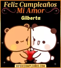 GIF Feliz Cumpleaños mi Amor Gilberta