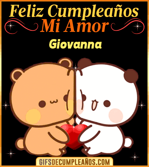 Feliz Cumpleaños mi Amor Giovanna