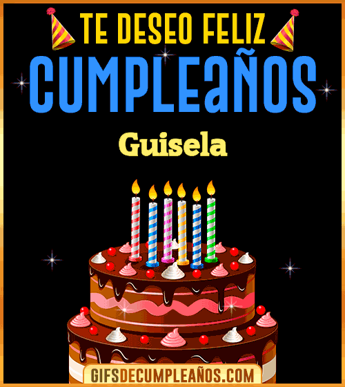 Te deseo Feliz Cumpleaños Guisela