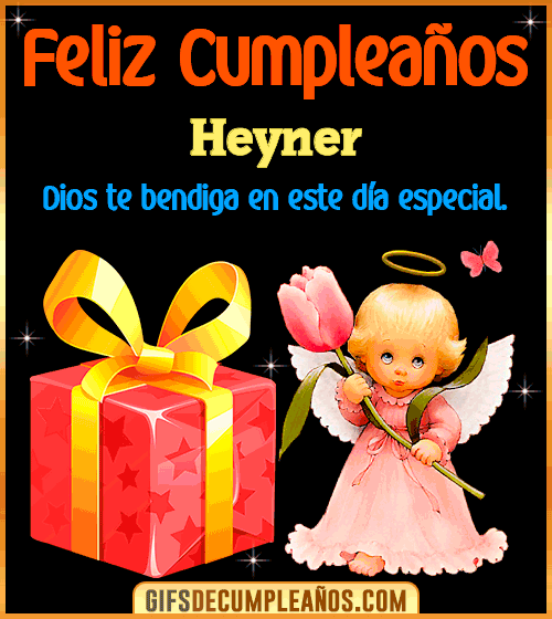 Feliz Cumpleaños Dios te bendiga en tu día Heyner