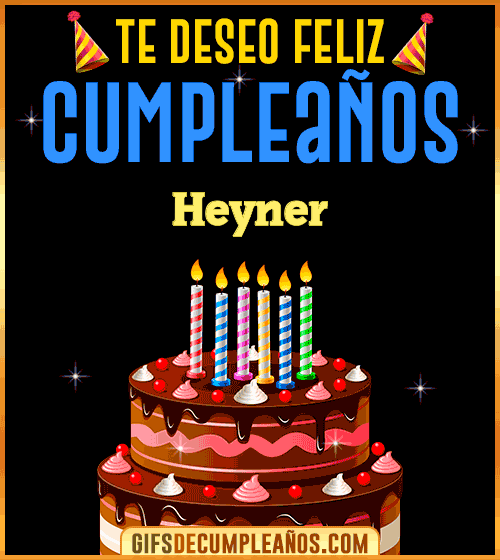 Te deseo Feliz Cumpleaños Heyner