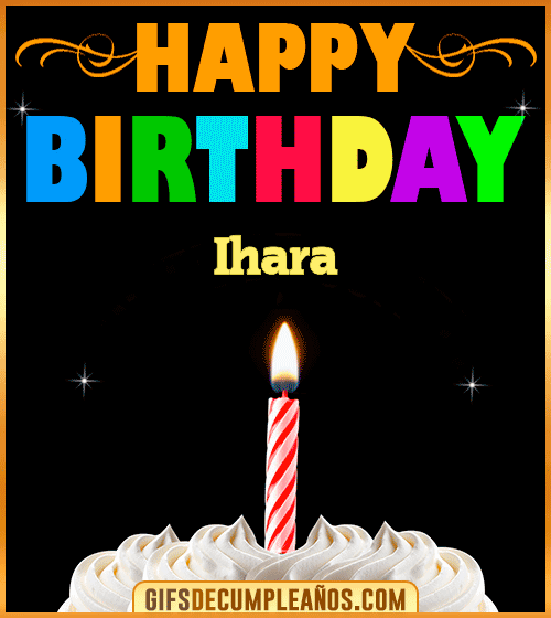 GiF Happy Birthday Ihara