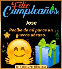 Feliz Cumpleaños gif Jose