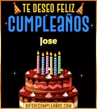 GIF Te deseo Feliz Cumpleaños Jose