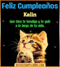 Feliz Cumpleaños te guíe en tu vida Kalin