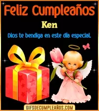 GIF Feliz Cumpleaños Dios te bendiga en tu día Ken