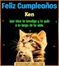 GIF Feliz Cumpleaños te guíe en tu vida Ken
