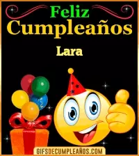 Gif de Feliz Cumpleaños Lara