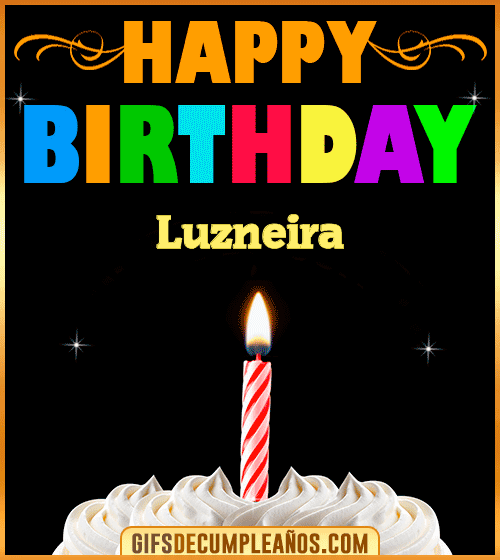 GiF Happy Birthday Luzneira