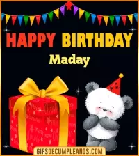 GIF Happy Birthday Maday