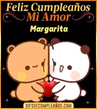 GIF Feliz Cumpleaños mi Amor Margarita