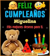 GIF Gif de cumpleaños Miguelina