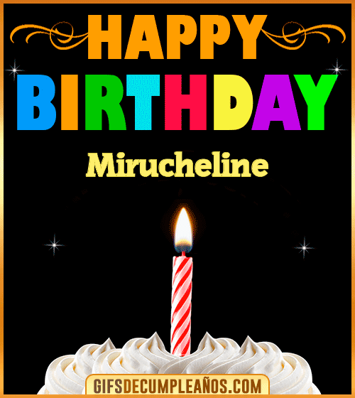 GiF Happy Birthday Mirucheline