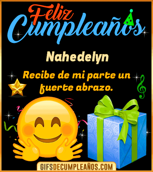 Feliz Cumpleaños gif Nahedelyn