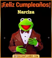 GIF Meme feliz cumpleaños Narciza