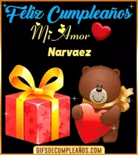 GIF Gif de Feliz cumpleaños mi AMOR Narvaez
