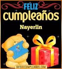 GIF Tarjetas animadas de cumpleaños Nayerlin
