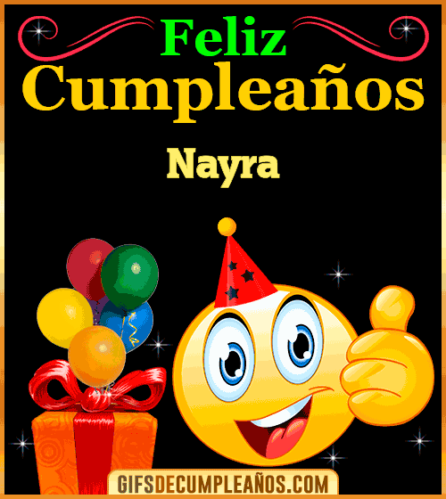 Gif de Feliz Cumpleaños Nayra