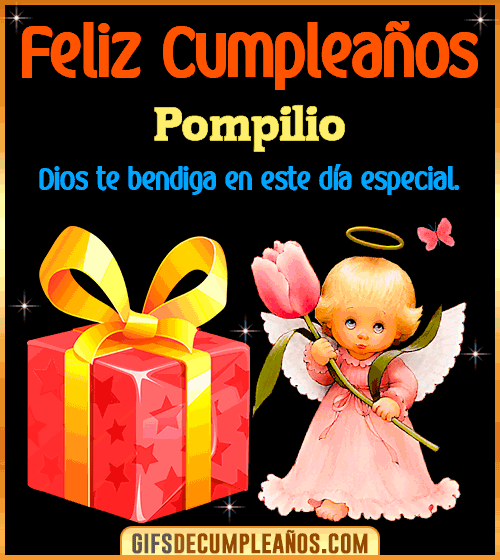 Feliz Cumpleaños Dios te bendiga en tu día Pompilio