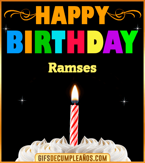 GiF Happy Birthday Ramses