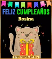 GIF Feliz Cumpleaños Rosina
